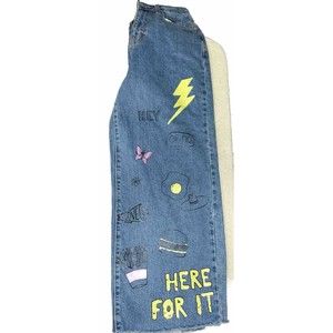 Wild Fable Women's Happy /Fun High-Rise Wide Leg Ankle Jeans Size 0/25R